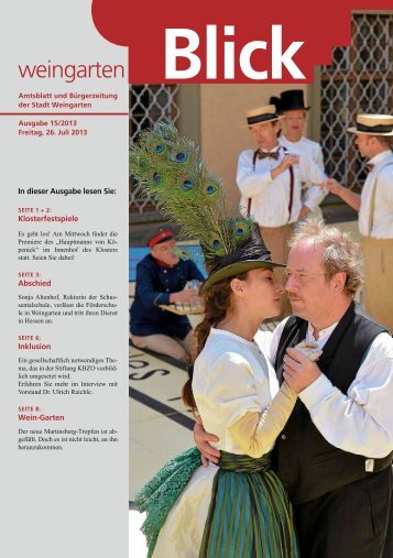 Ausgabe 15/2013 - Weingarten im Blick