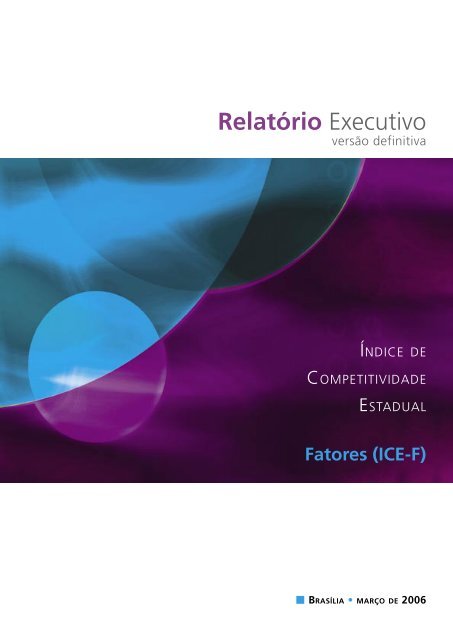 (ICE-F). RelatÃ³rio executivo - FEE