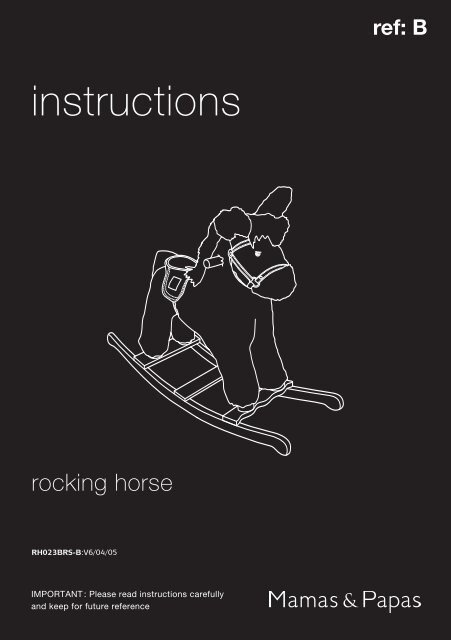 b rocking horse