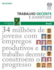 Trabalho Decente e Juventude Brasil - OrganizaÃ§Ã£o Internacional ...