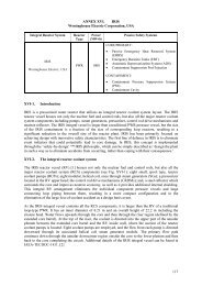 117 ANNEX XVI. IRIS Westinghouse Electric Corporation, USA XVI ...