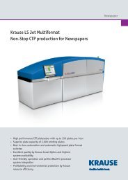 Krause LS Jet Multiformat Non-Stop CTP production for Newspapers