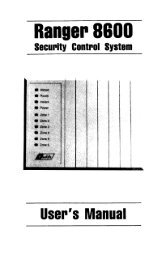 Ranger 8600 User Manual