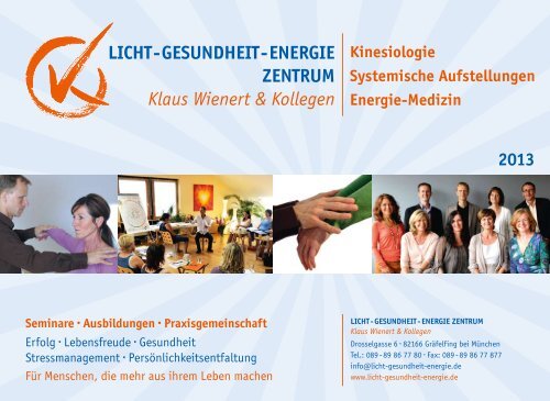 Licht - Gesundheit - energie Zentrum Klaus Wienert &amp; Kollegen