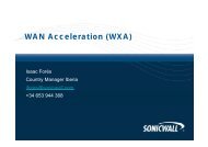 WAN Acceleration (WXA)