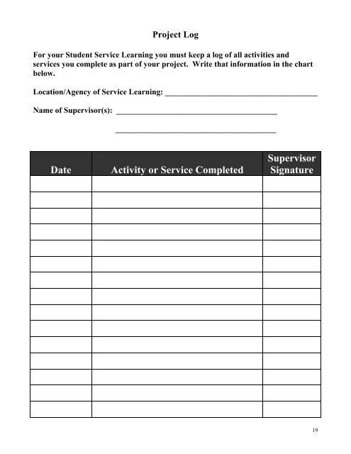 Individual Activity Packet - Charles County Public Schools