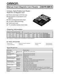 Manual Insert Magnetic Card Reader 3S4YR-SBR-N