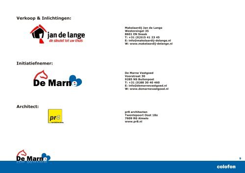 Brochure Leidekkersstraat 6EV te Sneek - Makelaardij Jan de ...