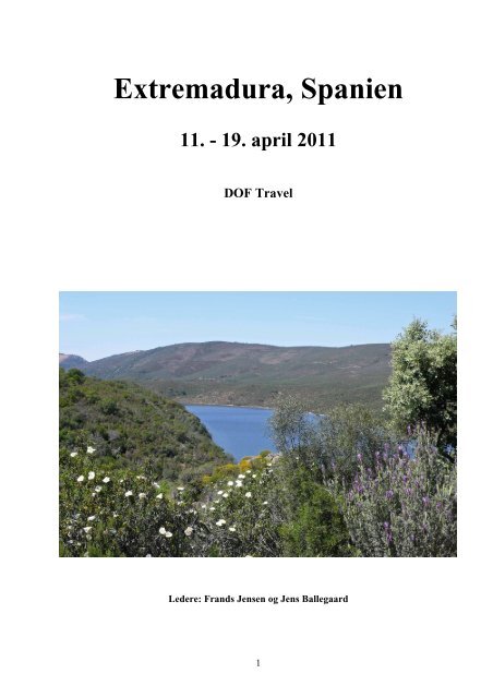 Rapport Extremadura.pdf - DOF Travel