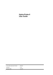 Hydro-Probe II User Guide - Hydronix