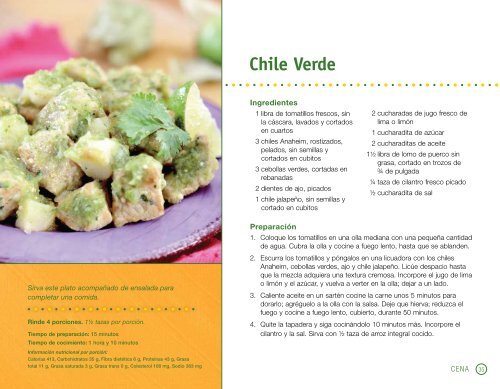 Recetas Latinas Saludables Hechas con Amor - California ...