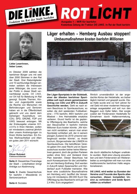 Rotlicht-Online-Version - DIE LINKE. Iserlohn