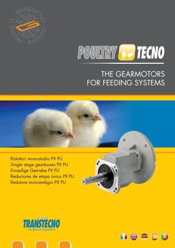 THE GEARMOTORS FOR FEEDING SYSTEMS - Transtecno