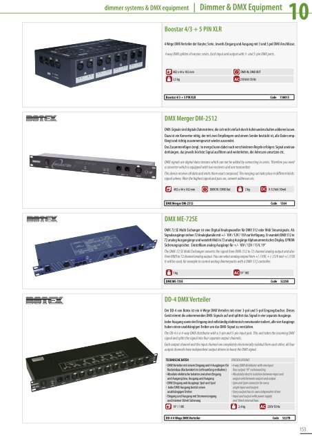 Dimmer & DMX Equipment - LTH-GmbH