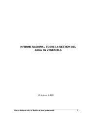 informe nacional sobre la gestiÃ³n del agua en venezuela - Cap-Net