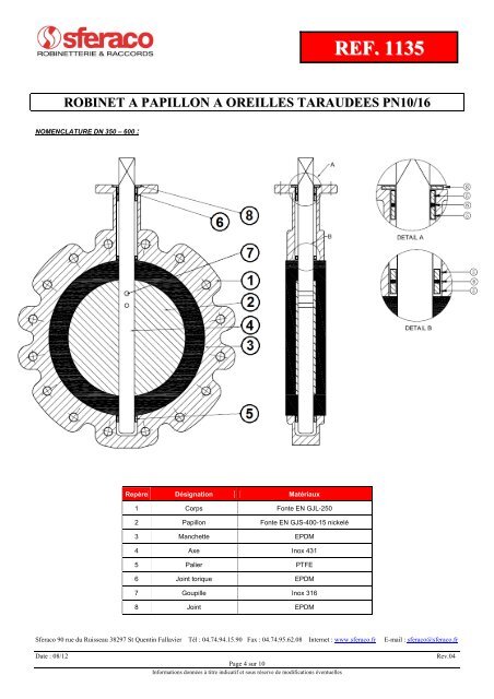 AccÃ©der Ã  la fiche technique - Pack-Service