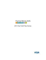 2013 Visa Tooth Fairy Survey - Practical Money Skills