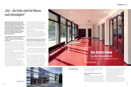 Magazin über Architektur Ausgabe 01 | 2008 Magazin über - Forbo