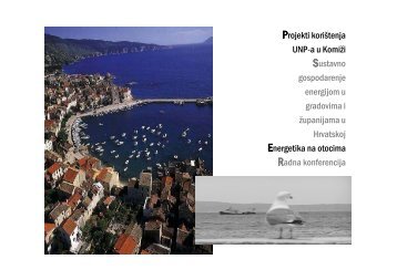 Projekti koristenja UNP-a u Komizi - EE
