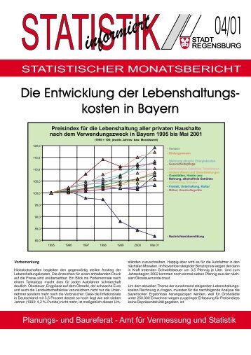 Die Entwicklung der Lebenshaltungskosten in Bayern - Statistik ...