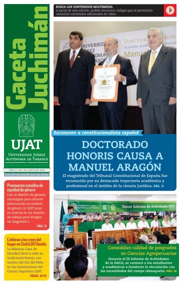 DoCtorADo HonorIs CAusA A MAnuel ArAgÃ³n - Publicaciones ...