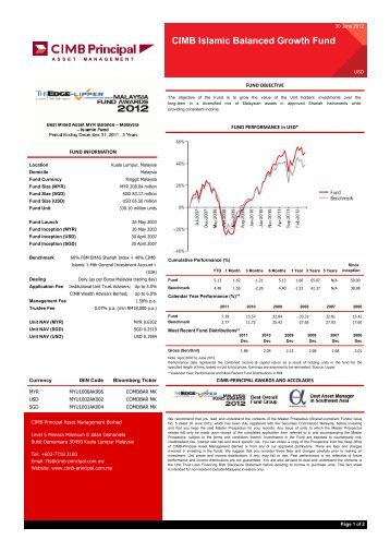 CIMB Islamic Balanced Growth Fund - CIMB-Principal Asset ...