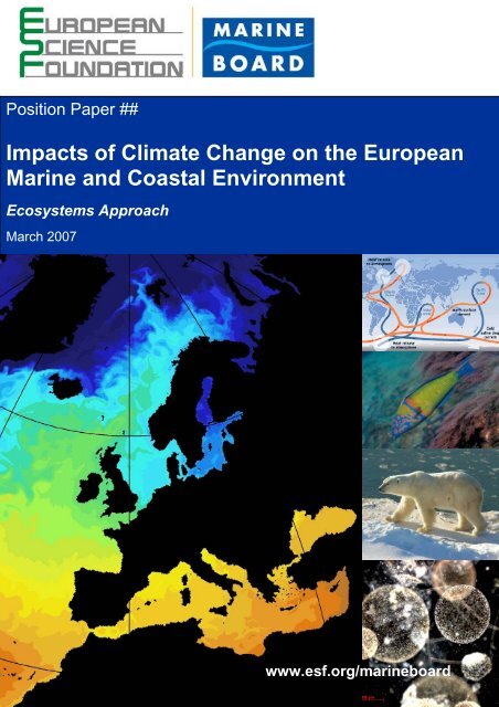 Impacts of Climate Change on the European Marine and Coastal ...