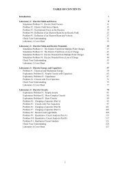 lab 1: electric fields and forces - University of Minnesota