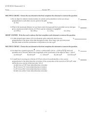 GYTE FİZ121 Homework 3-A ...