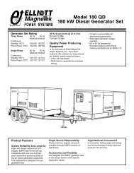 Model 180 QD 180 kW Diesel Generator Set - Western Machinery ...