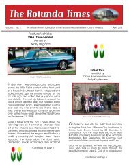 April 2013 - Ford & Mercury Restorers Club of America