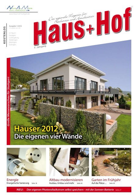 Hauser 2012 Haus Hof Stuttgart