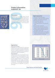 AlbASOFT 90 Product information - Sachtleben Chemie GmbH