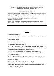 sexto congreso argentino de administracion publica - AsociaciÃ³n de ...