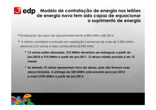 Apresentação EDP Investor Day - EDP no Brasil | Investidores