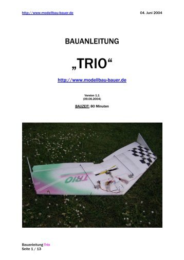 Bauanleitung (1,7MB PDF) - Lipoly