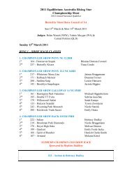 2011 Rising Star results.pdf - Horse Deals