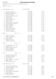 Ewige Bestenliste - Leichtathletik