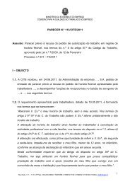 1 PARECER N.Âº 113/CITE/2011 Assunto: Parecer prÃ©vio Ã  recusa ...