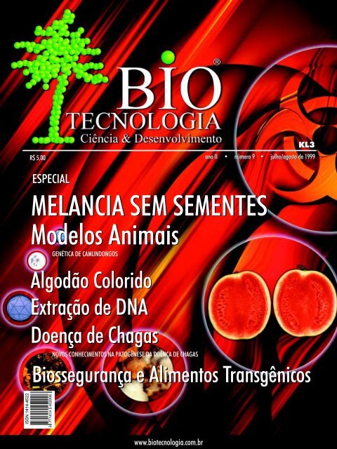 MELANCIA SEM SEMENTES Modelos Animais - Biotecnologia