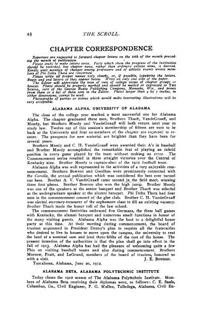 1912–13 Volume 37 No 1–5 - Phi Delta Theta Scroll Archive