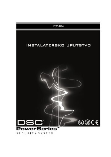 PC1404 v1.0 - uputstvo (srpski) - alarmcentar