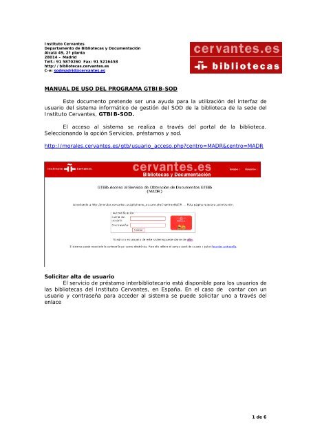 MANUAL DE USO DEL PROGRAMA GTBIB-SOD Este documento ...