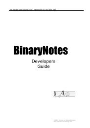 PDF format - BinaryNotes - SourceForge