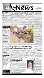 Big rig leaks fuel in Burney, but avoids - Intermountain News