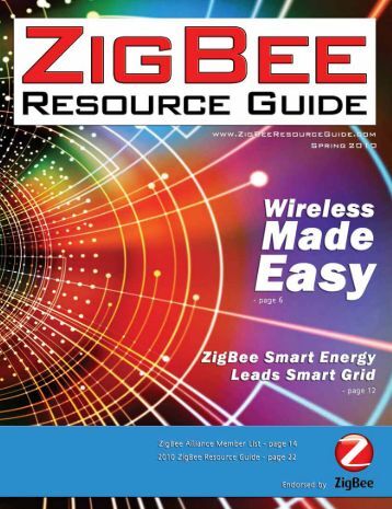 Download ZigBee Resource Guide Download ZigBee Resource Guide