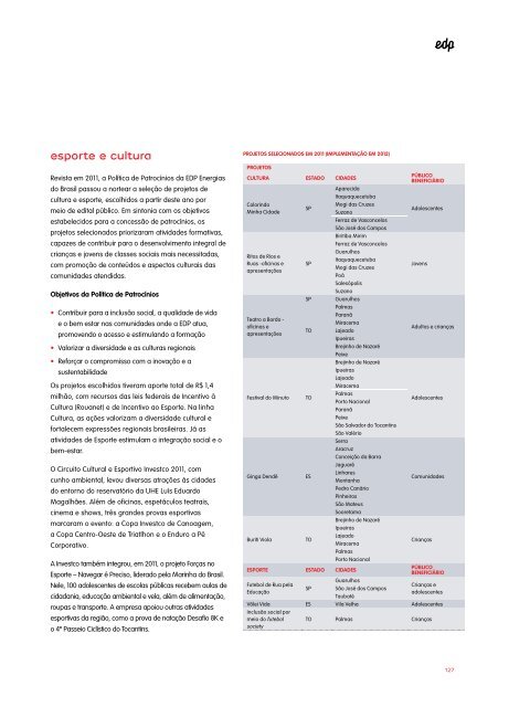 GRI 3.1 a 3.11, 3.13 - EDP no Brasil | Investidores