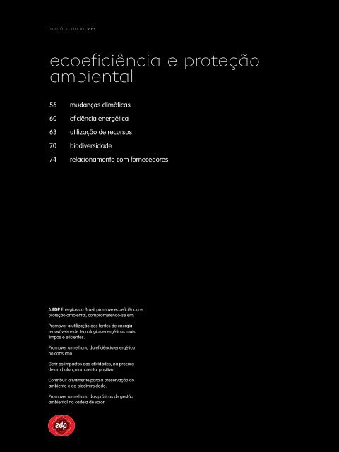 GRI 3.1 a 3.11, 3.13 - EDP no Brasil | Investidores