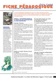 LA CHÃVRE DE MONSIEUR SEGUIN Folio Cadet - Cercle ...