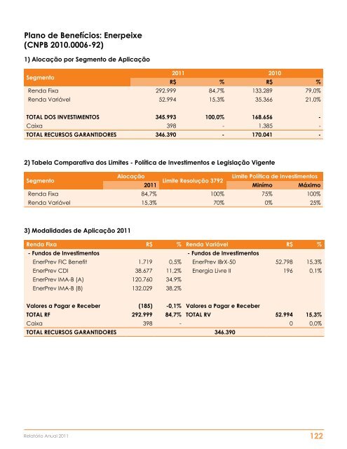 Relatório Anual - Enerprev